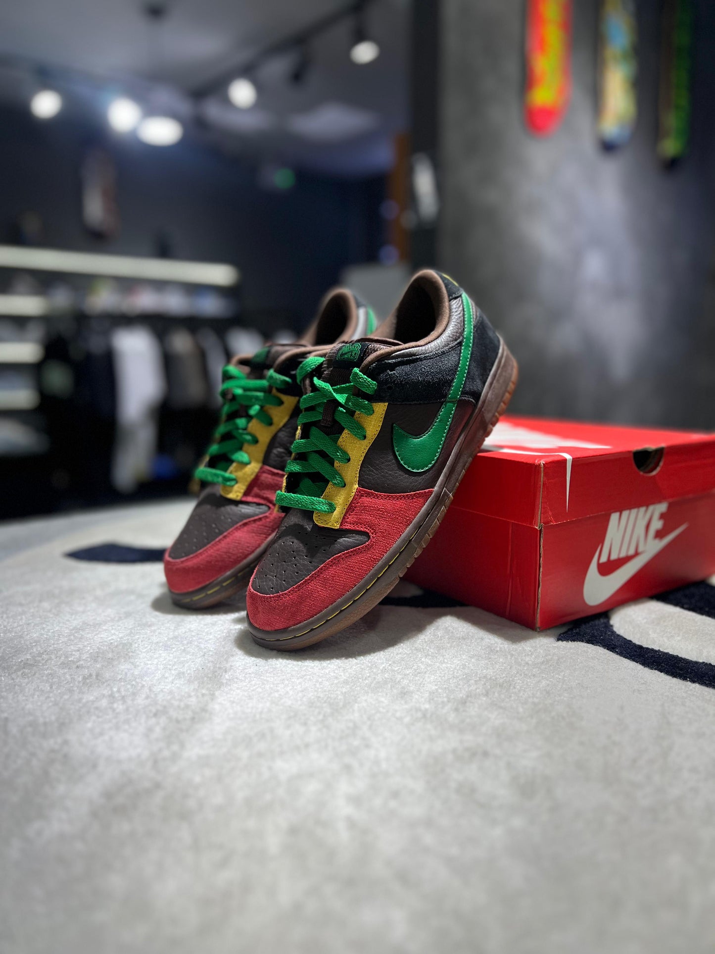 Nike Dunk Low 6.0 Gray Black Green