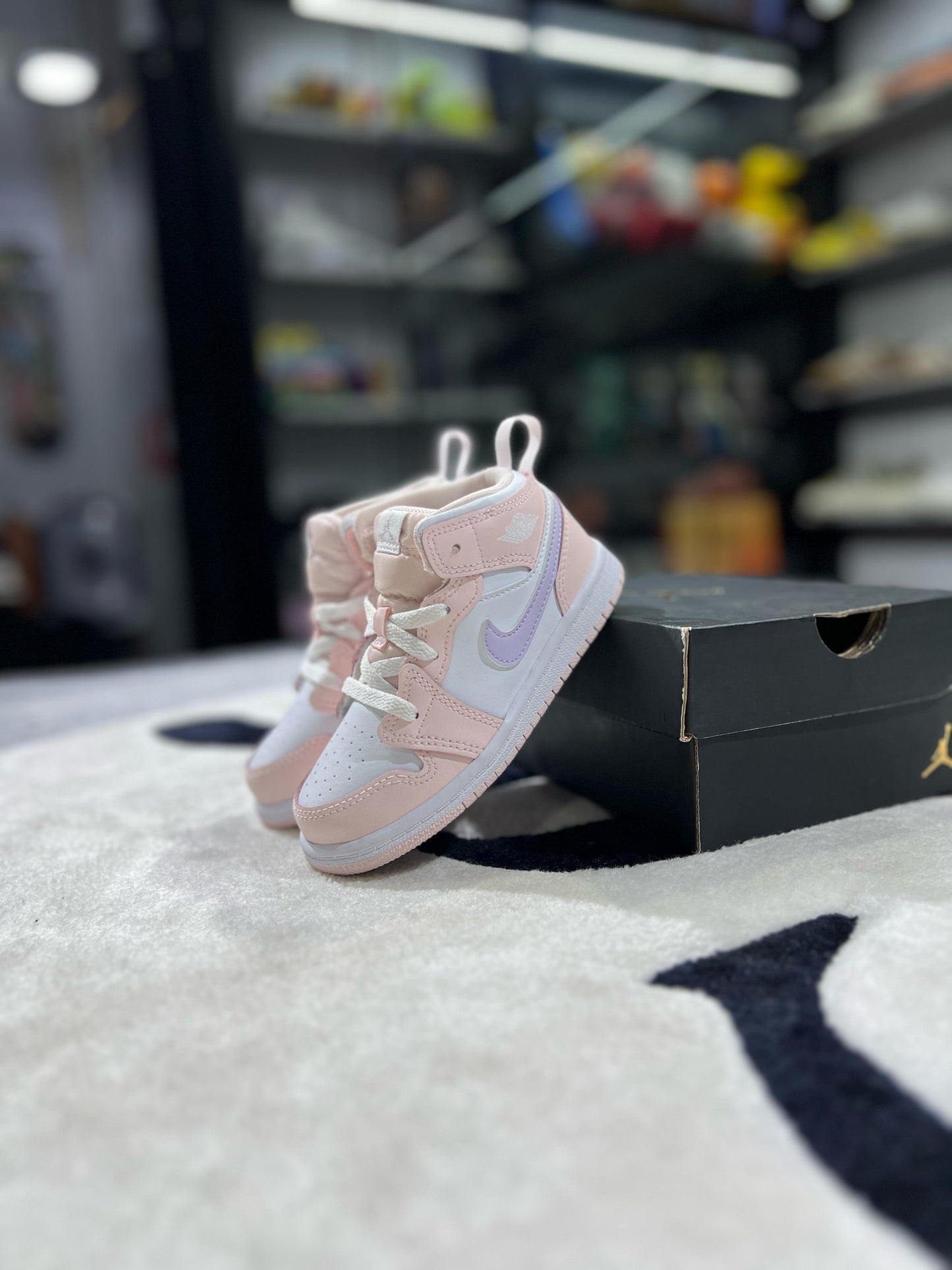 Jordan 1 Mid Pink Wash (GS)