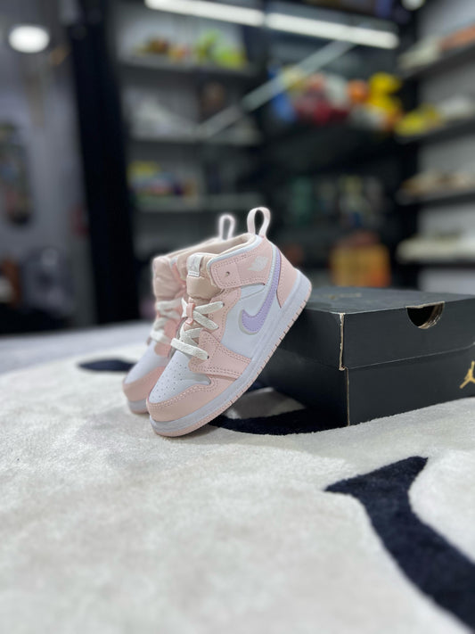 Jordan 1 Mid Pink Wash (GS)