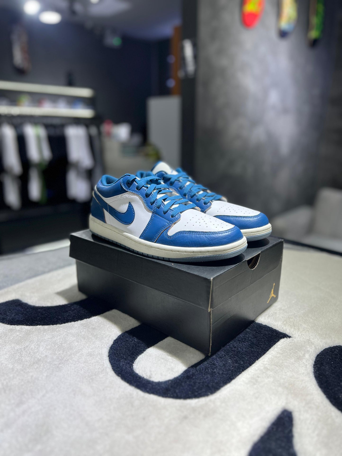 Jordan 1 Low Industrial Blue