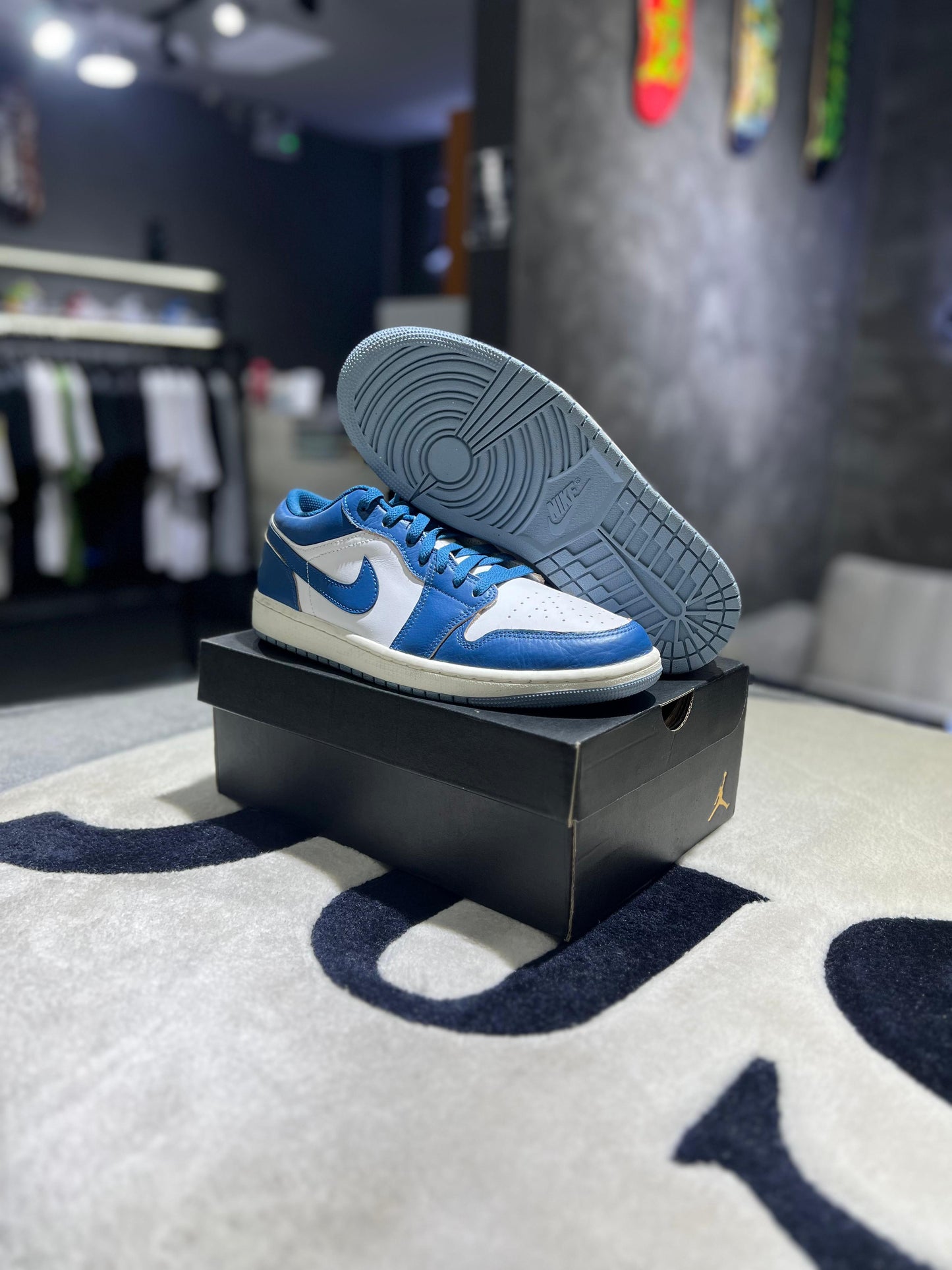 Jordan 1 Low Industrial Blue