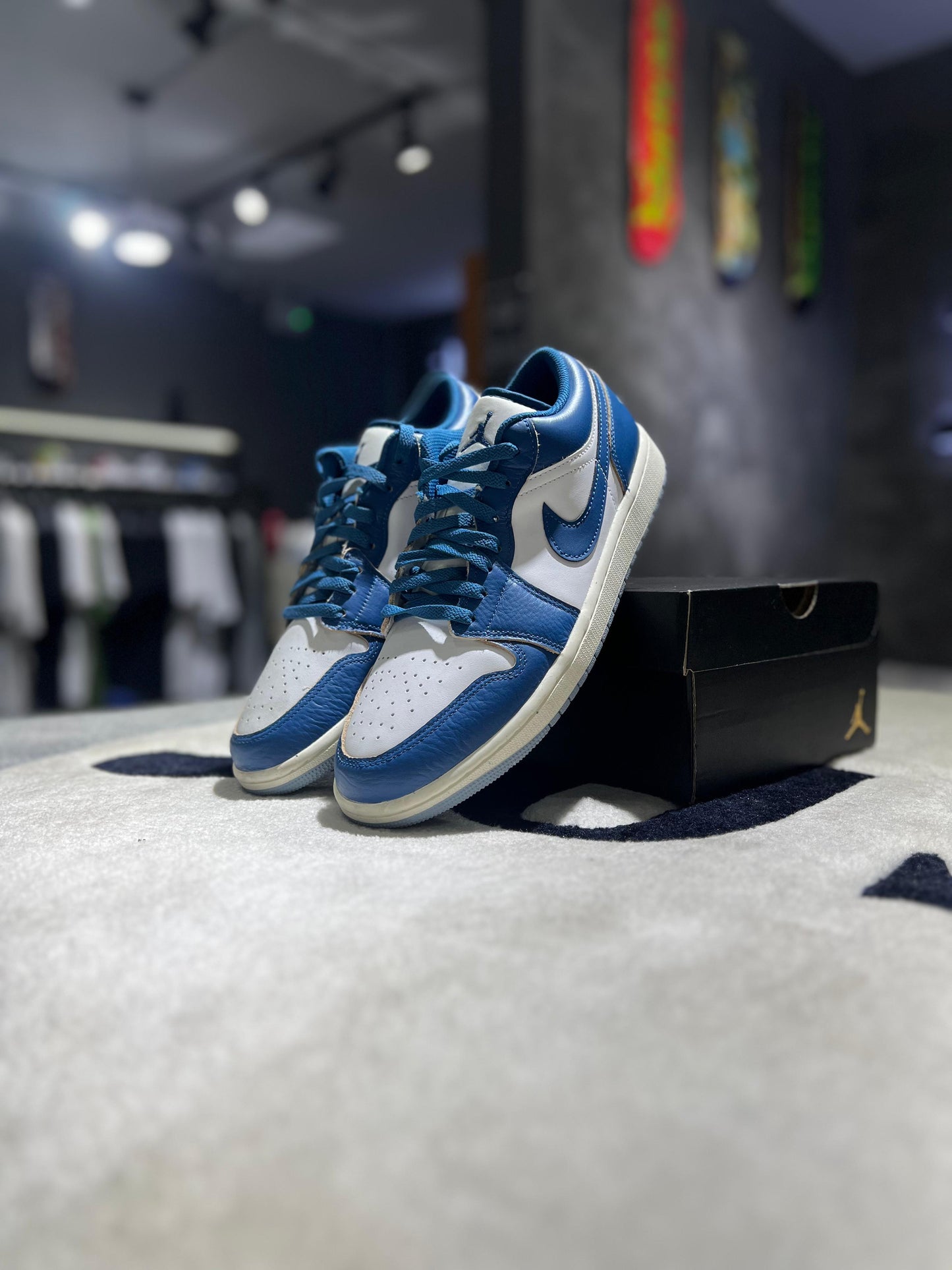 Jordan 1 Low Industrial Blue
