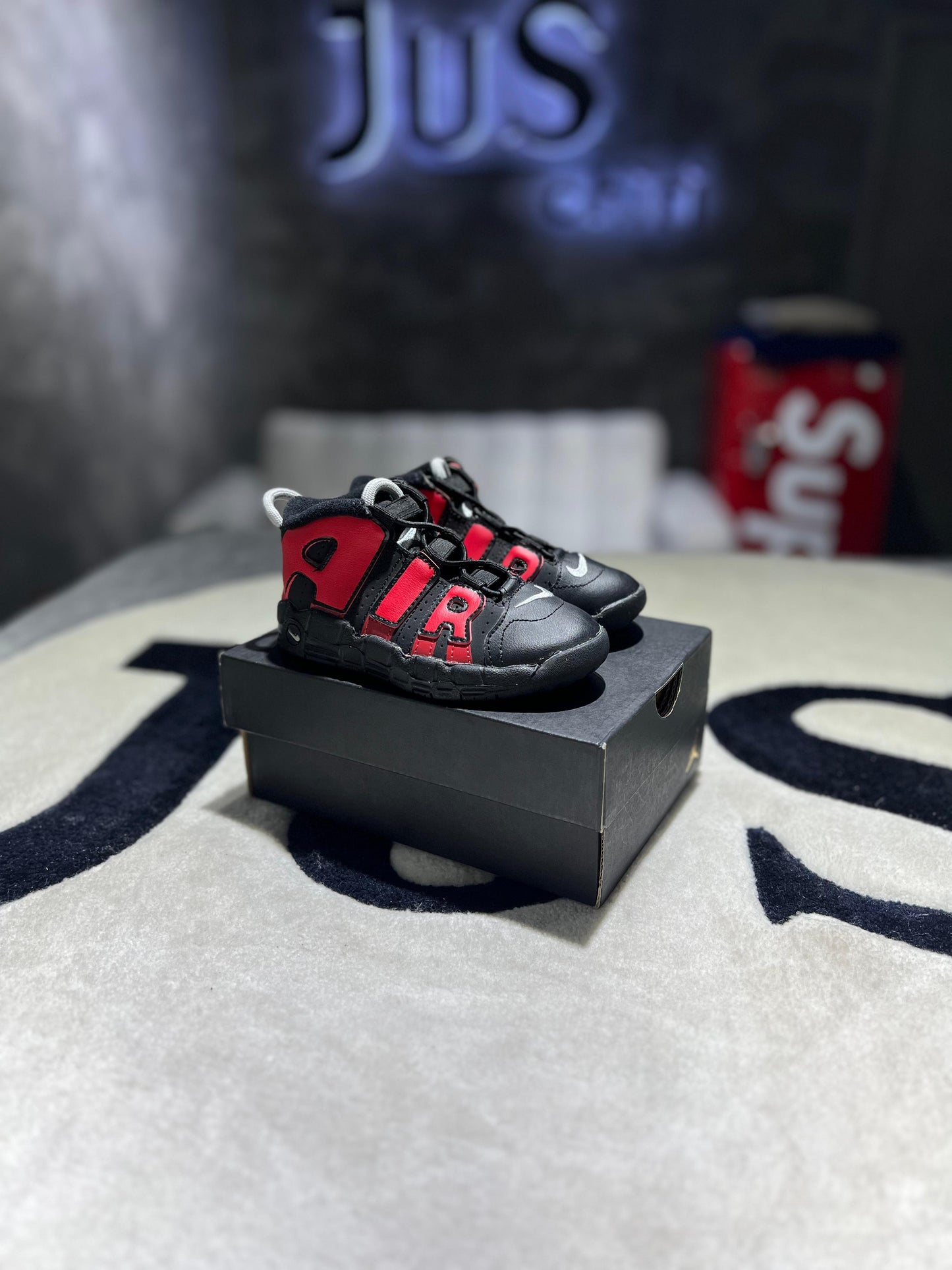 Nike Air More Uptempo Alternates Split Navy Red (TD)