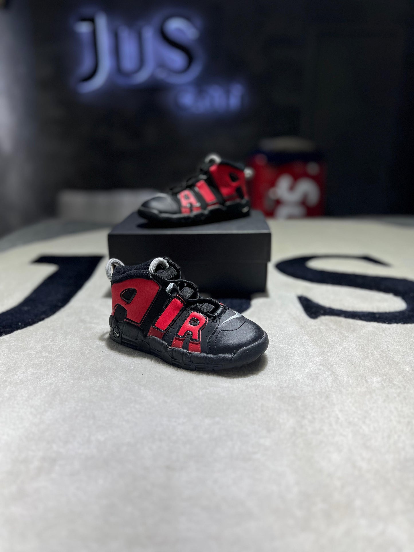 Nike Air More Uptempo Alternates Split Navy Red (TD)