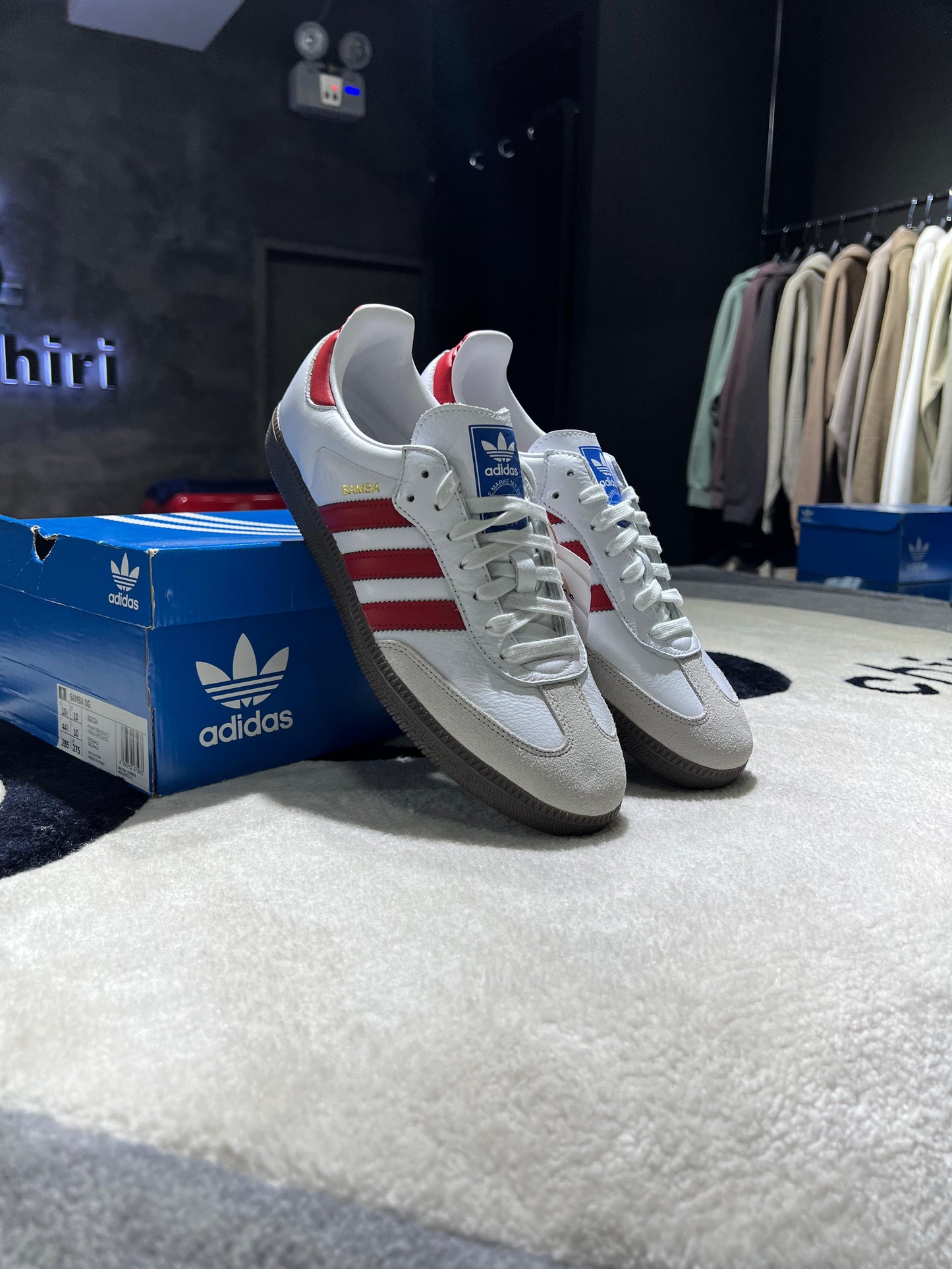 ADIDAS SAMBA OG RED / WHITE