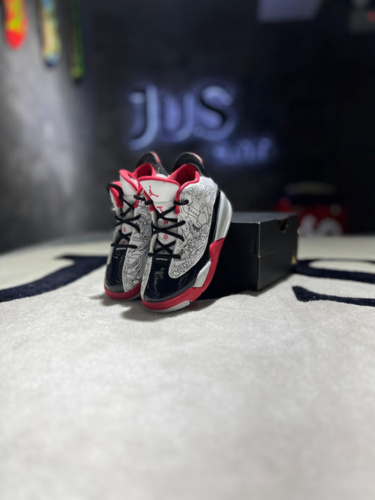 Jordan Dub Zero White Black Neutra l Grey True Red (TD)