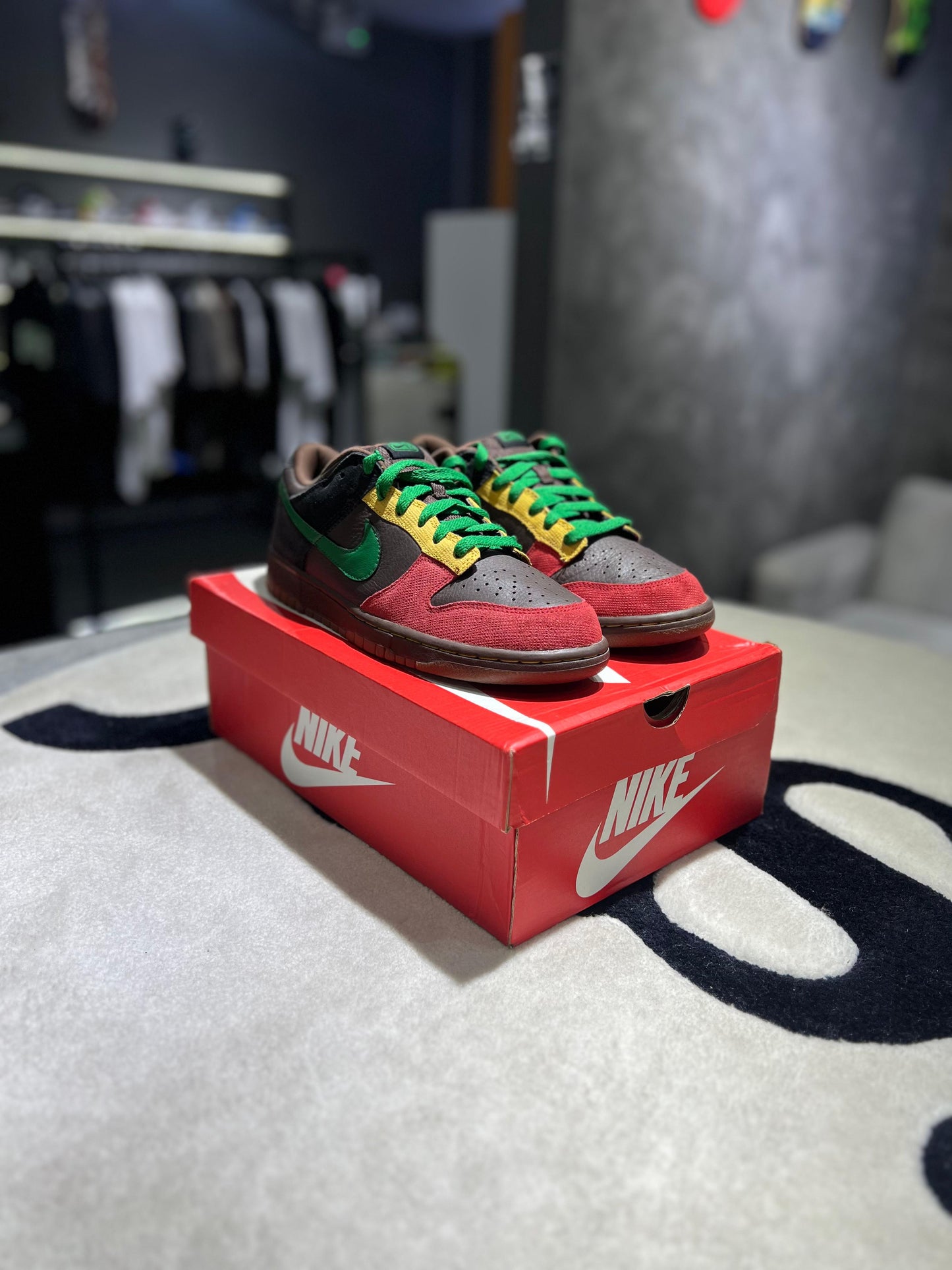 Nike Dunk Low 6.0 Gray Black Green