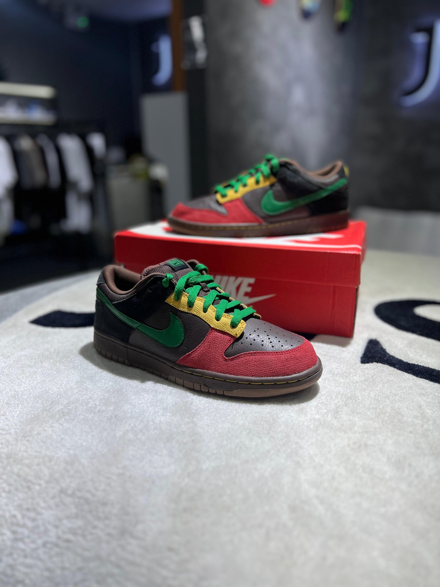 Nike Dunk Low 6.0 Gray Black Green
